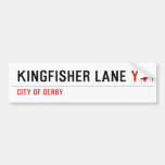 Kingfisher Lane  Bumper Stickers