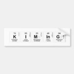 Kiming  Bumper Stickers
