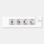 STEEL  Bumper Stickers