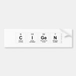 CiGen  Bumper Stickers