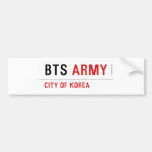 bts  Bumper Stickers
