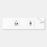 La b  Bumper Stickers