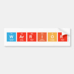 WARRIOR  Bumper Stickers
