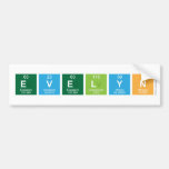 Evelyn  Bumper Stickers