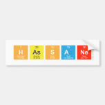 Hassane  Bumper Stickers