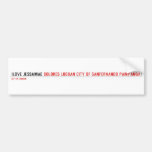 ilove jessamae  Bumper Stickers
