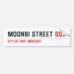 Moonbi Street  Bumper Stickers
