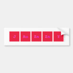 jazzy  Bumper Stickers
