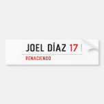 JOEL DÍAZ  Bumper Stickers