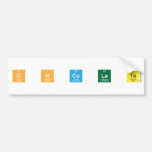 C H Co La Te  Bumper Stickers