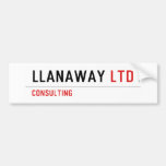 llanaway  Bumper Stickers