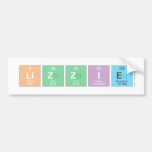 Lizzie  Bumper Stickers