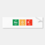 Noor  Bumper Stickers