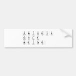 Periodic
 Table
 Writer  Bumper Stickers