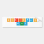 CHRISTIAN
 CRUZ  Bumper Stickers