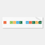 I love science  Bumper Stickers