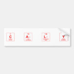 C a l y  Bumper Stickers