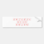 Periodic
 Table
 Writer  Bumper Stickers