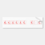 MAKEKE D.L  Bumper Stickers