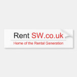 Rent  Bumper Stickers