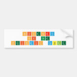HISTORY 
 OF THE
 Periodic table  Bumper Stickers