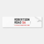 robertson road  Bumper Stickers