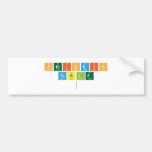 Periodic
 Table
   Bumper Stickers