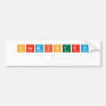 chemistry
   Bumper Stickers