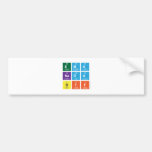 ema
 nada
 bff  Bumper Stickers