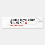 London revolution foiling Kit  Bumper Stickers