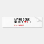Marie Odile  Street  Bumper Stickers