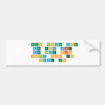 jesus loves you and god whet  and gave his  only son to  save us  Bumper Stickers