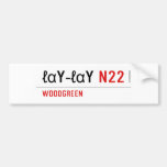 ℓαу-ℓαу  Bumper Stickers