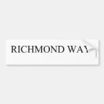 Richmond way  Bumper Stickers