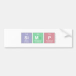 Simp  Bumper Stickers