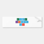 EVDE
 KIMYA 
 VAR  Bumper Stickers