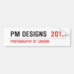 PM Designs   Bumper Stickers