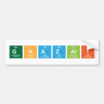 GHAZALI  Bumper Stickers