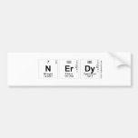 N|erdy  Bumper Stickers