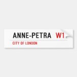 Anne-Petra   Bumper Stickers