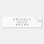 Periodic
 Table
 Writer  Bumper Stickers