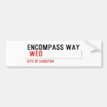 ENCOMPASS WAY   Bumper Stickers