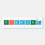 primavera  Bumper Stickers