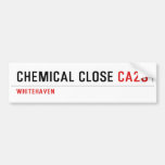 Chemical Close  Bumper Stickers