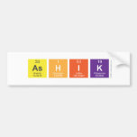 AsHIK  Bumper Stickers