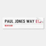 Paul Jones Way  Bumper Stickers
