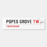 Popes Grove  Bumper Stickers