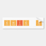 chic o  Bumper Stickers