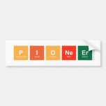 pioneer  Bumper Stickers
