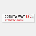 Cognita Way  Bumper Stickers